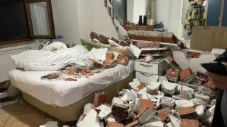Ankara'da 7 katlı apartmanda patlama meydana geldi