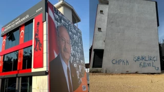 CHP Nilüfer İlçe Başkanlığı binasına sprey boyalı saldırı