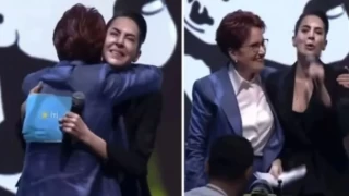 Show TV'den istifa eden Dilara Gönder, Meral Akşener'e sarılıp ağladı