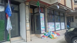 Yeşil Sol Parti'nin Ankara seçim bürosuna saldırı