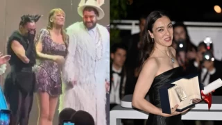 Cannes'dan ödülle dönen Merve Dizdar ayakta alkışlandı