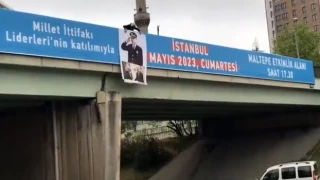 Cumhurbaşkanı Erdoğan’a, İstanbul’da Gaffar Okkan afişli Hüda Par tepkisi