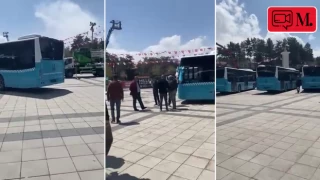 İmamoğlu'na Erzurum'da otobüslerle engelleme çalışması