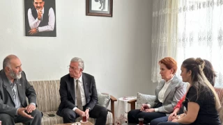 Meral Akşener ve Mansur Yavaş'tan Sinan Ateş'in ailesine ziyaret
