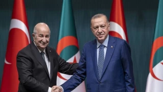 Cumhurbaşkanı Erdoğan ile Cezayir Cumhurbaşkanı Tebbun bir arada!