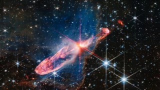 Webb teleskobu 1470 ışık yılı uzaktaki genç yıldız çiftinin fotoğrafını çekti