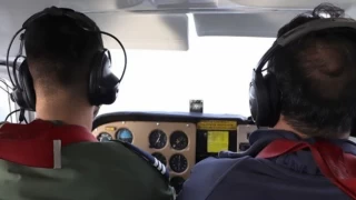 Askeri eğitim uçağı acil iniş yaptı
