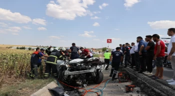 Edirne’de trafik kazası: 1 polis yaşamını yitirdi, 2’si polis 5 kişi yaralandı