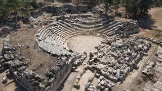 Hyllarima Antik Kenti'ndeki kazı çalışmalarında deprem izi