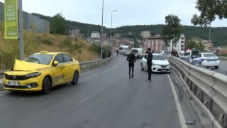 Maltepe'de zincirleme kaza: 16 araç birbirine girdi