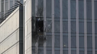 Moskova’da, şehrin merkezindeki bir binaya dron saldırısı düzenlendi