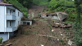 Rize'yi şiddetli yağış vurdu: 16 konutun nakline karar verildi
