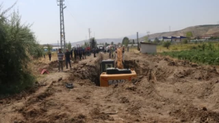 Çankırı'da altyapı çalışmaları sırasında toprak altında kalan işçi öldü