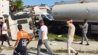 İstanbul'da tanker kazası: Ucuz atlatıldı