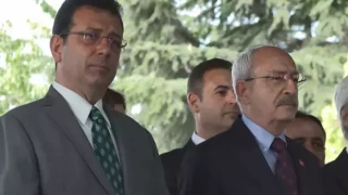 Kılıçdaroğlu ve İmamoğlu, ölüm yıldönümünde Menderes'i mezarı başında andı
