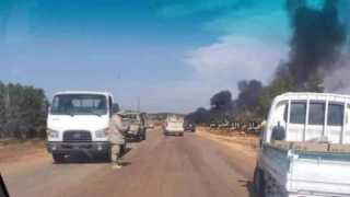Libya'ya yardıma giden Türk konvoyu kaza yaptı