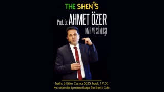 Prof. Dr. Ahmet Özer'in söyleşi ve imza günü The Shen's Cafe'de