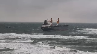 14 kişiyi taşıyan kargo gemisi Ege Denizi'nde battı