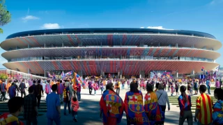 Barcelona’nın yeni stadının yanında taraftarlarının küllerinin de olduğu bir bölüm yer alacak