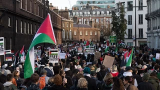Londra'da Filistin'e destek yürüyüşü