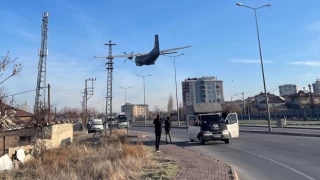 Kayseri'de, askeri eğitim uçağı teknik arıza sebebiyle acil iniş yaptı