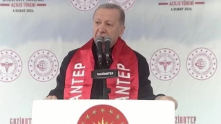 Erdoğan, Gaziantep Şehir Hastanesi'nin açılışında konuştu