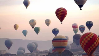 Kapadokya'da balon turları durduruldu