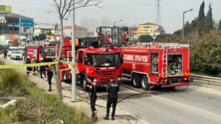 Ataşehir'de akaryakıt tankerinde yangın: 1 ölü, 3 yaralı