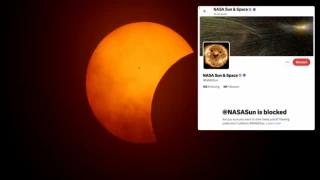 NASA’nın X şakası: Tutulma sırasında Ay, Güneş’i engelledi