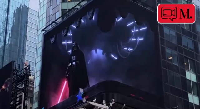 Times Meydanı'ndaki Obi-Wan Kenobi’li reklam gündem oldu