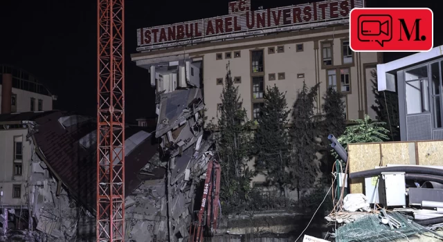 İstanbul Arel Üniversitesi'nin binası çöktü: Uzaktan eğitime geçildi