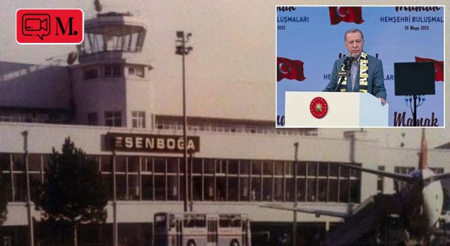 Erdoğan'dan büyük gaf: 1955 yılında hizmete giren Esenboğa Havalimanı için "biz yaptık" dedi