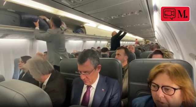 CHP Genel Başkanı Özel, tarifeli uçakla Ankara'dan KKTC'ye gitti