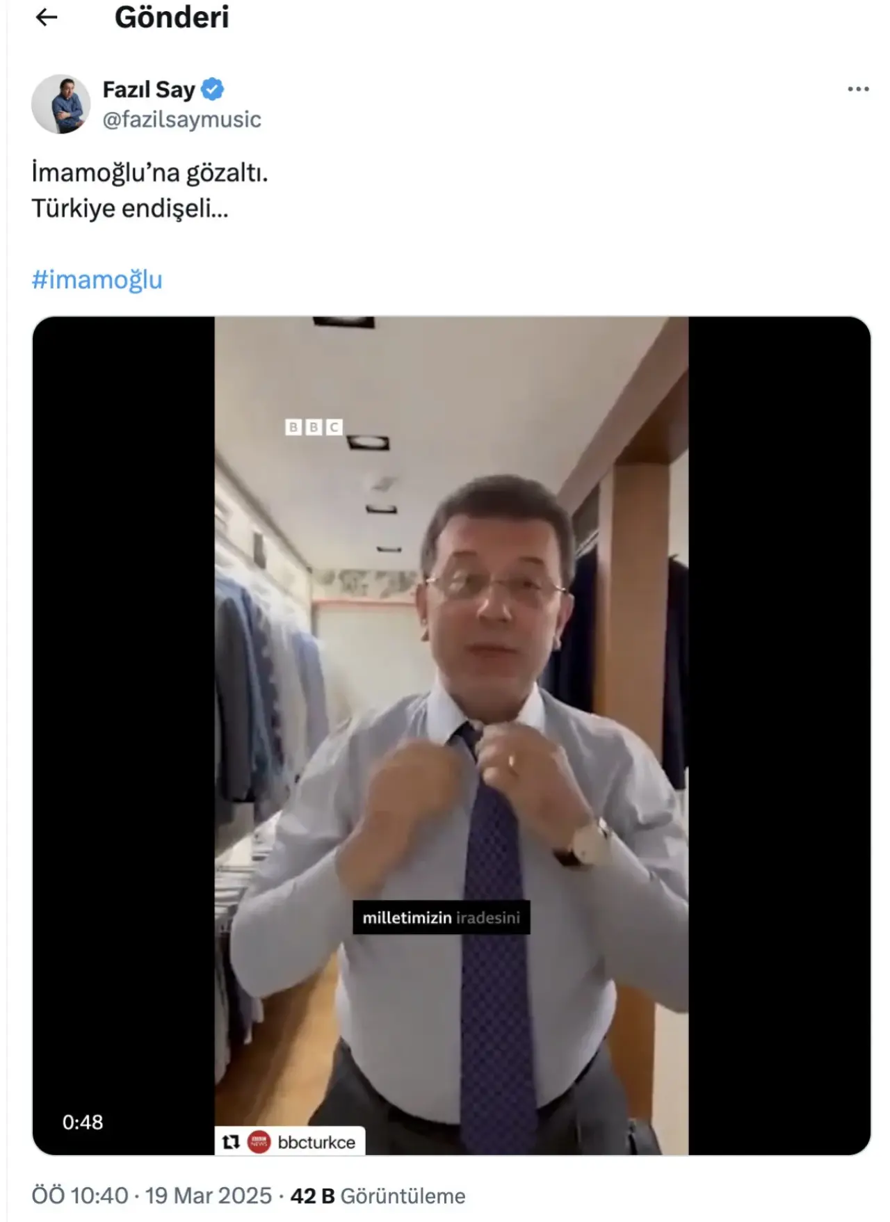 Ekrem İmamoğlu'nun gözaltısına sanat camiası nasıl tepki verdi? 2