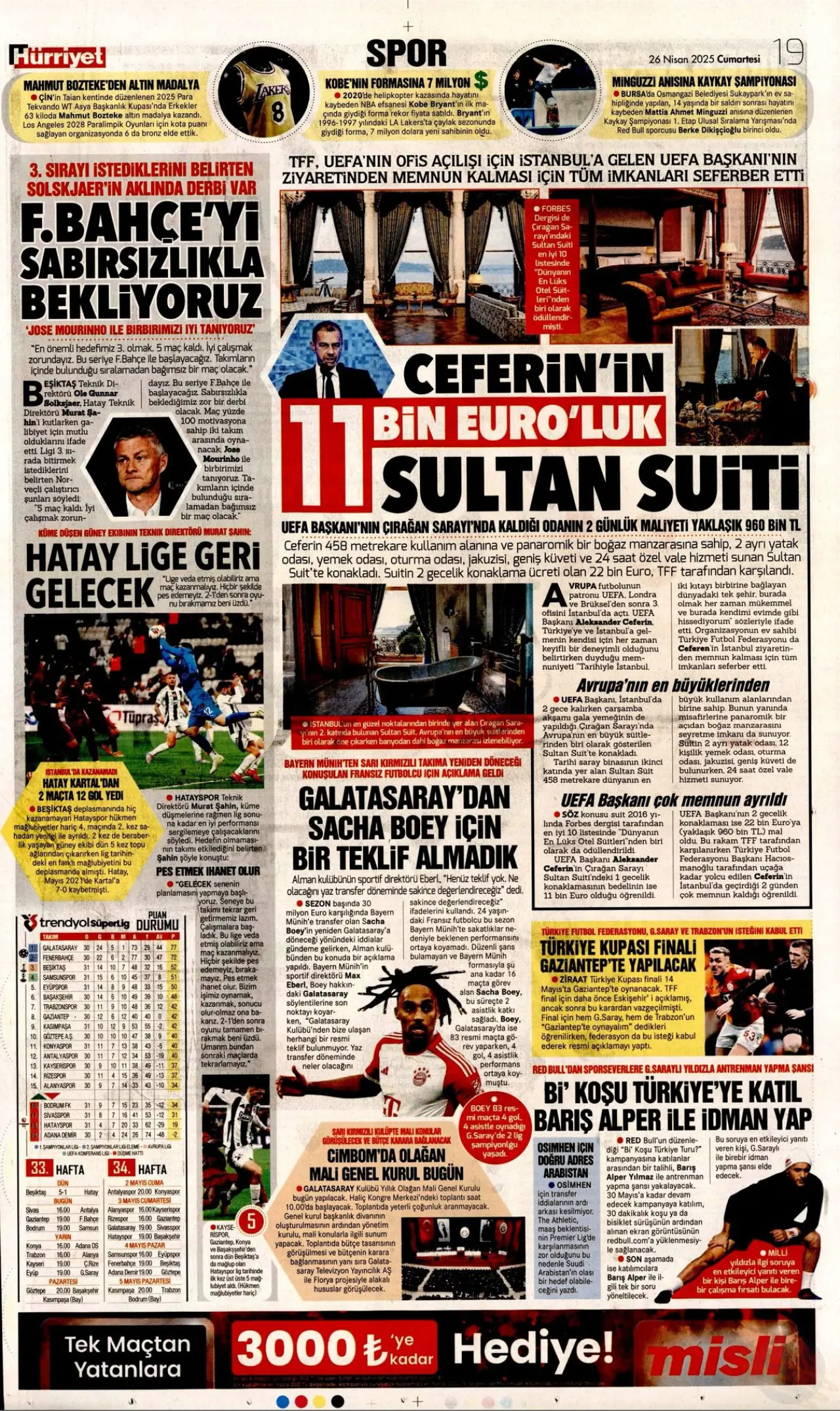 Beşiktaş'ın 5-1'lik galibiyetinin basına yansımaları: Şov gecesi 8