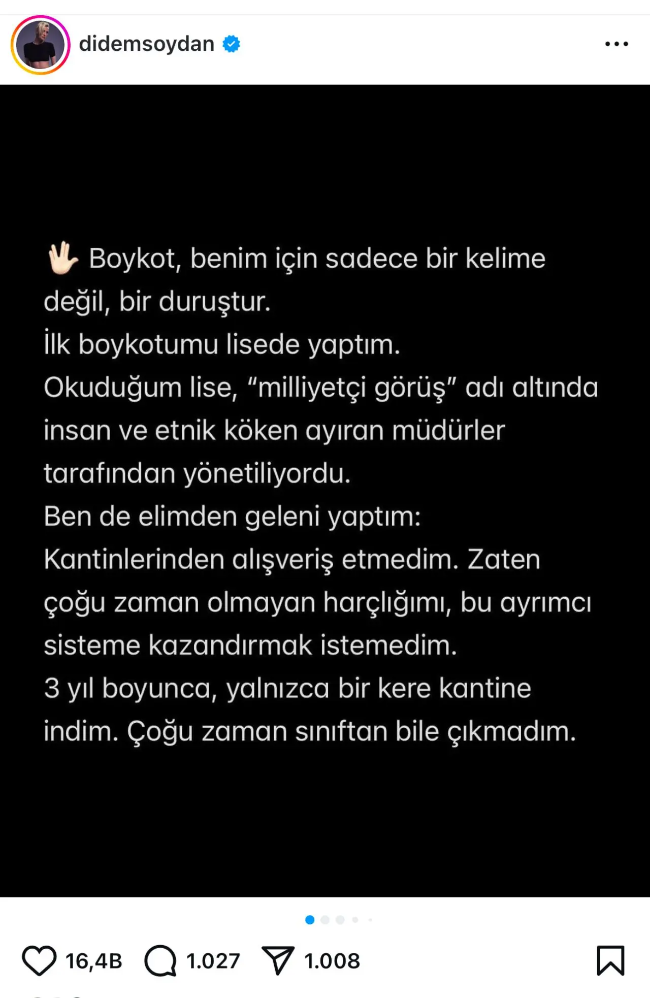 Didem Soydan yaşadıklarını anlattı: Şimdi sıra bizim boykotumuzda 1