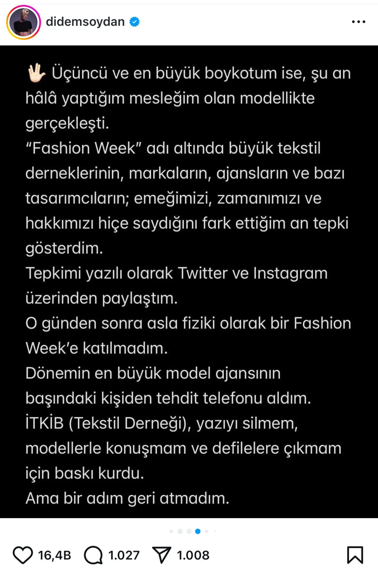 Didem Soydan yaşadıklarını anlattı: Şimdi sıra bizim boykotumuzda 4