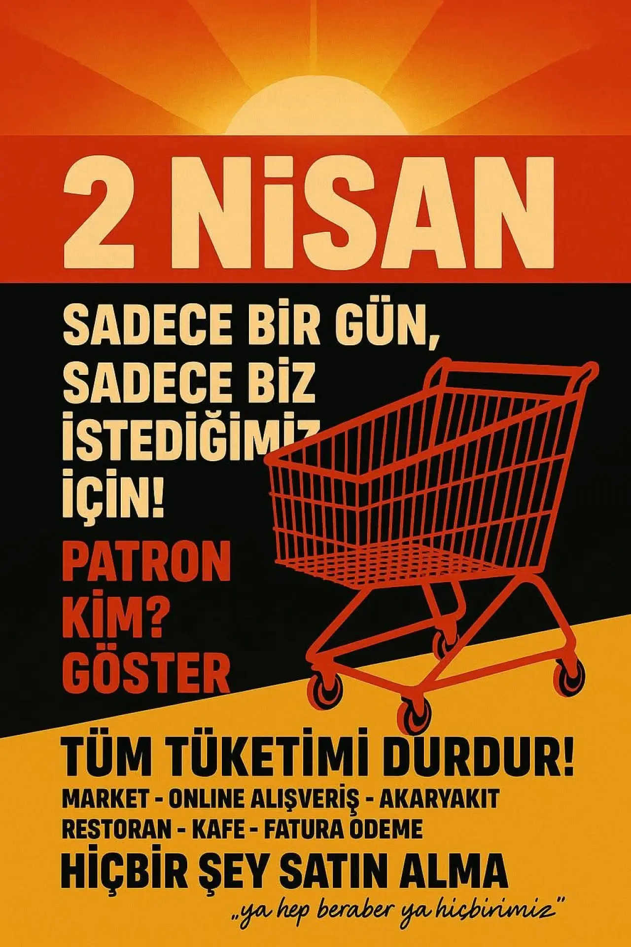 Üniversiteliler 2 Nisan'da satın alım boykotunda! 4