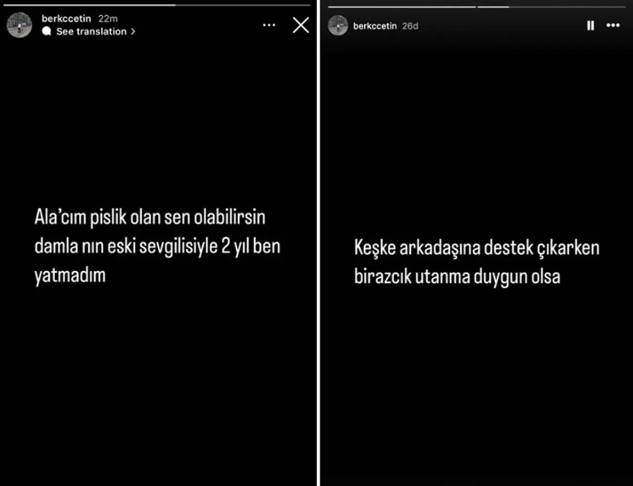 Danla Bilic’i darp eden Berk Çetin’den Ala Tokel’e bomba itham: İki yıl ben yatmadım! 4