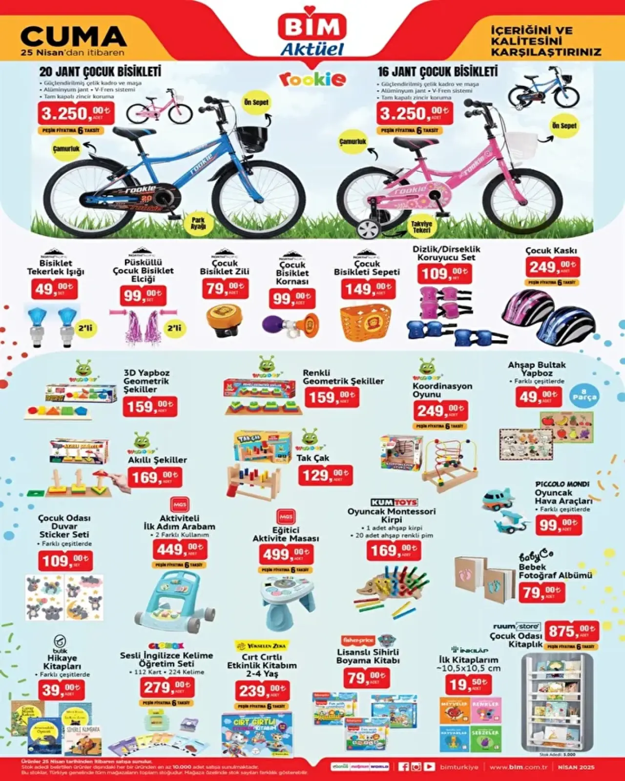 BİM 25 Nisan 2025 Kataloğu: Bir Çok Ürün İndirime Giriyor! 1