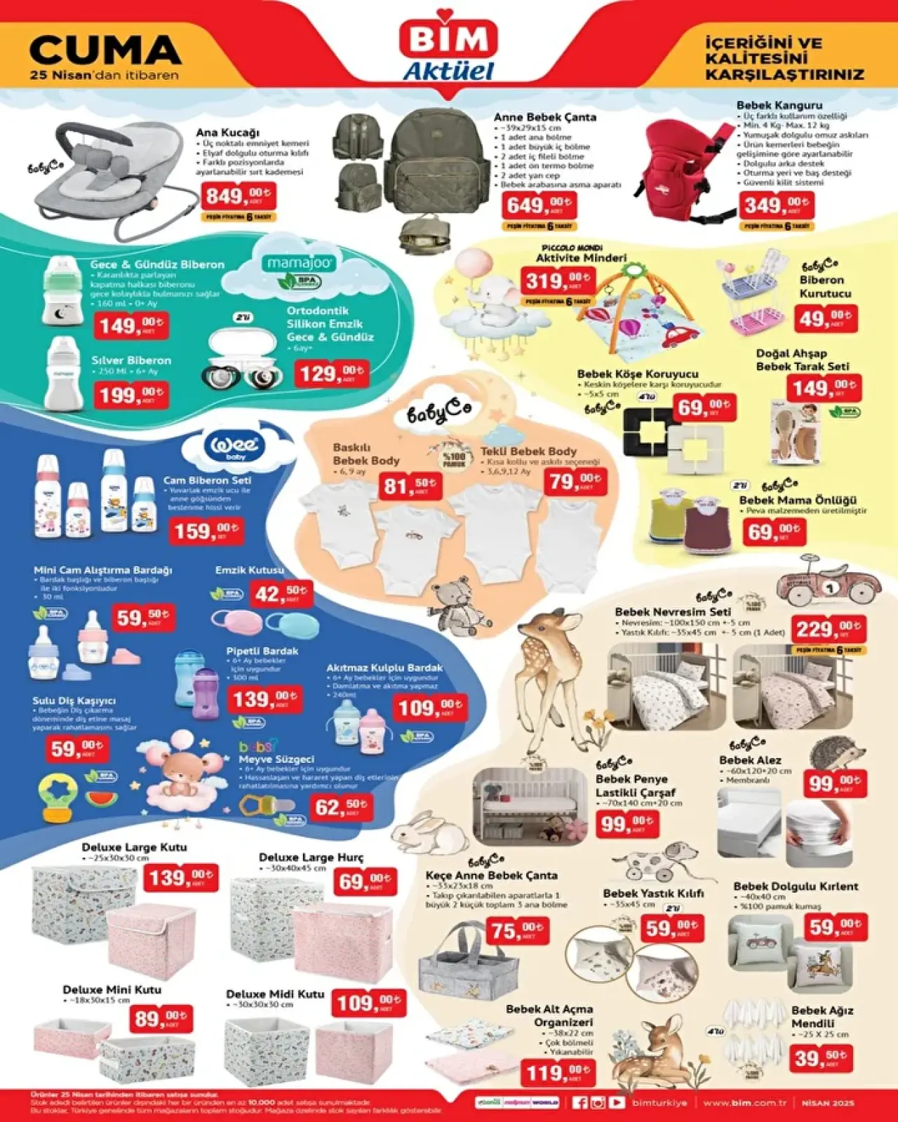 BİM 25 Nisan 2025 Kataloğu: Bir Çok Ürün İndirime Giriyor! 3