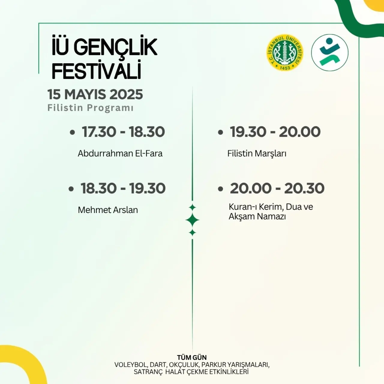 İstanbul Üniversitesi Gençlik Festivali mi, Filistin Festivali mi? 5