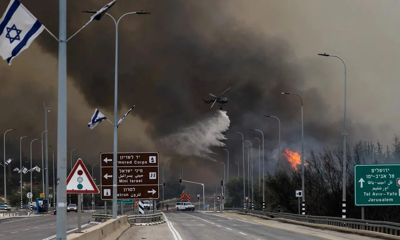İsrail'de orman yangınları ülkeyi sardı: Uluslararası yardım talep edildi 1