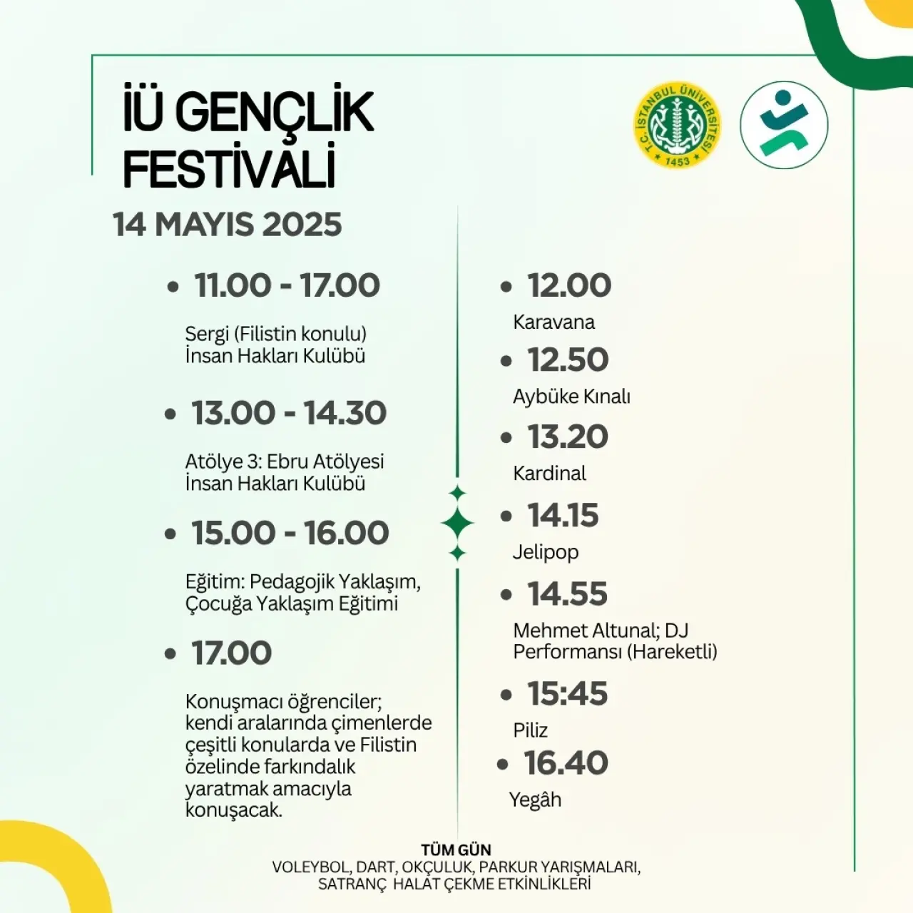 İstanbul Üniversitesi Gençlik Festivali mi, Filistin Festivali mi? 4