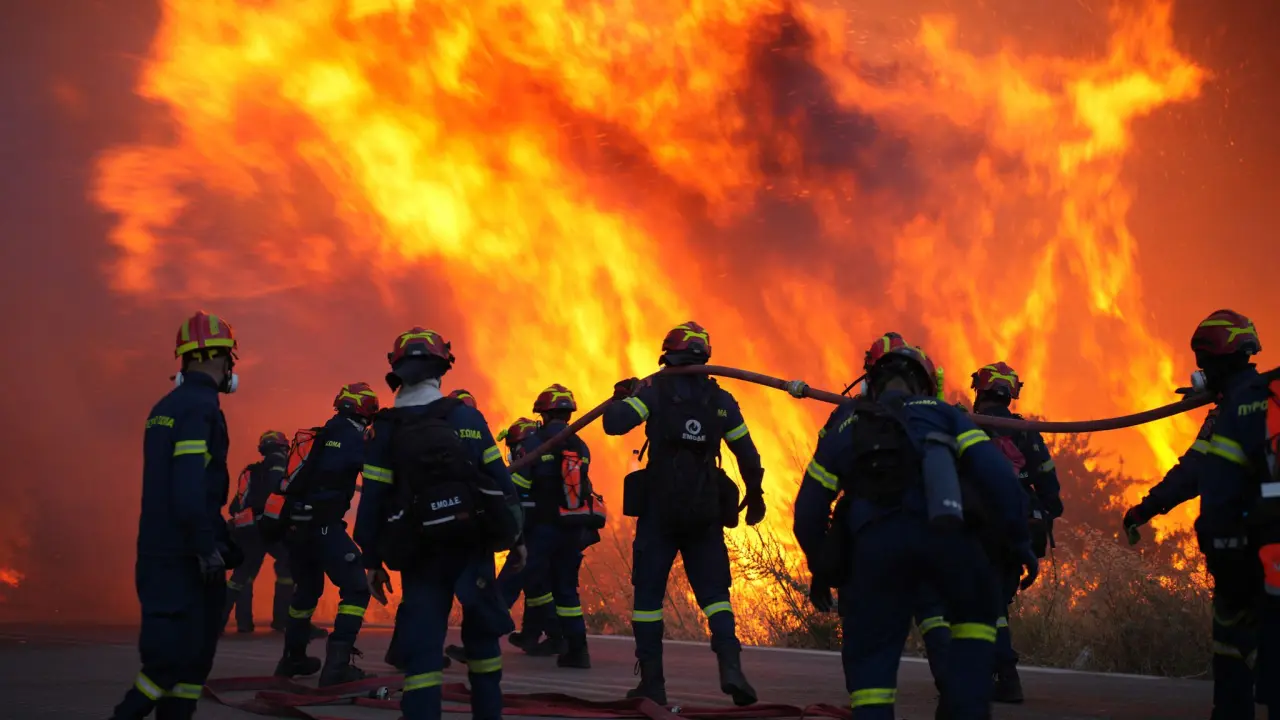 Sakız Adası alevler altında: Birçok yerleşim yeri tahliye edildi 5