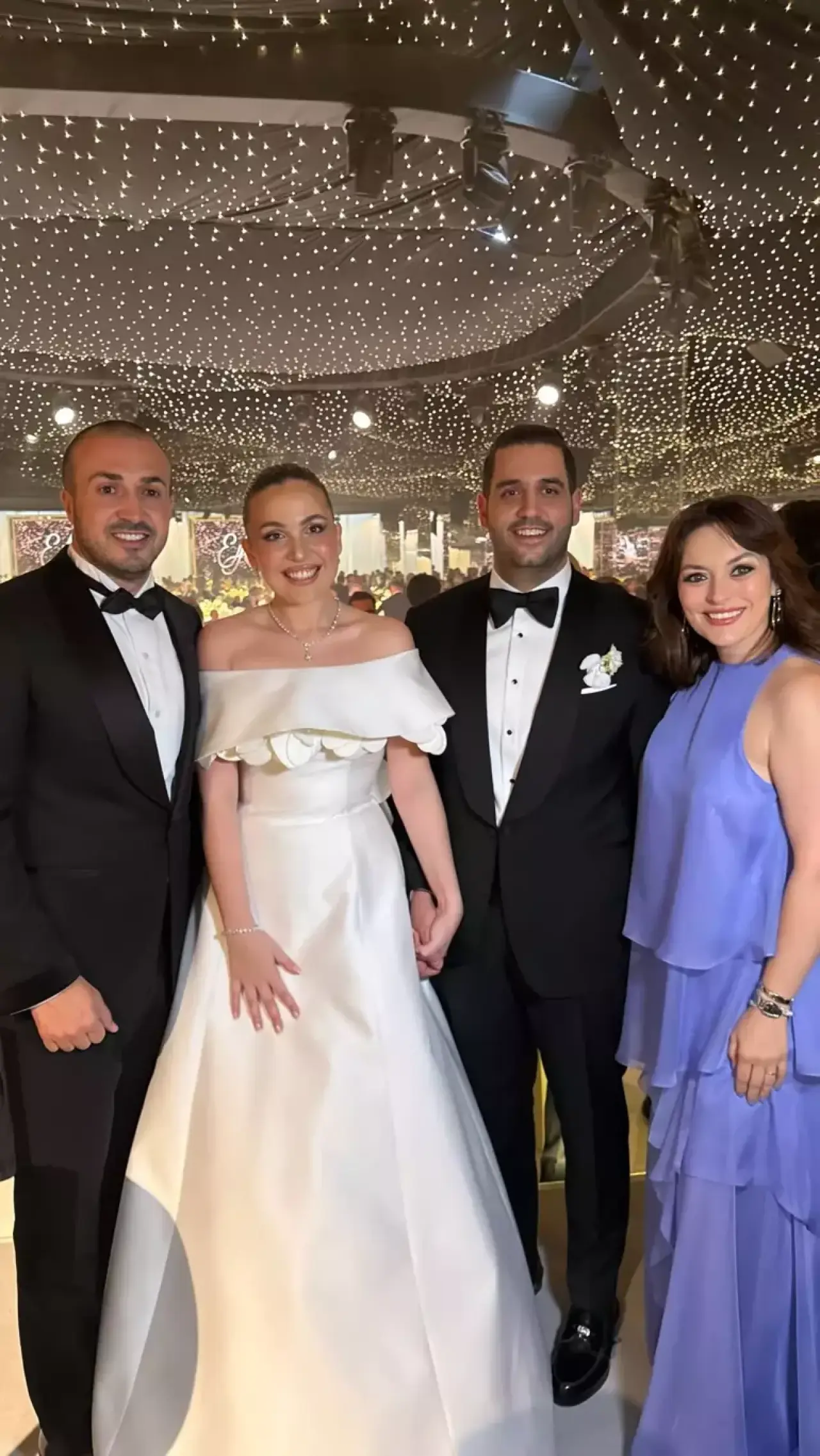 Sinan Engin’in kızı Elif Engin ile Ahmet Emin Ahlatcı görkemli bir düğünle evlendi 7