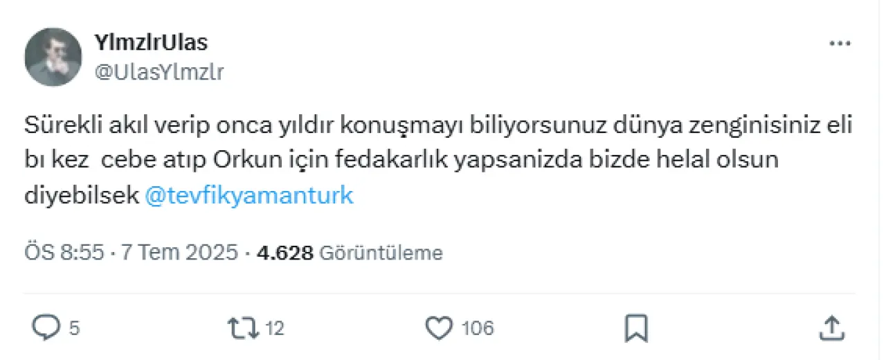 Beşiktaş taraftarından Orkun Kökçü için sosyal medya kampanyası: Orkun için büyükler göreve! 7