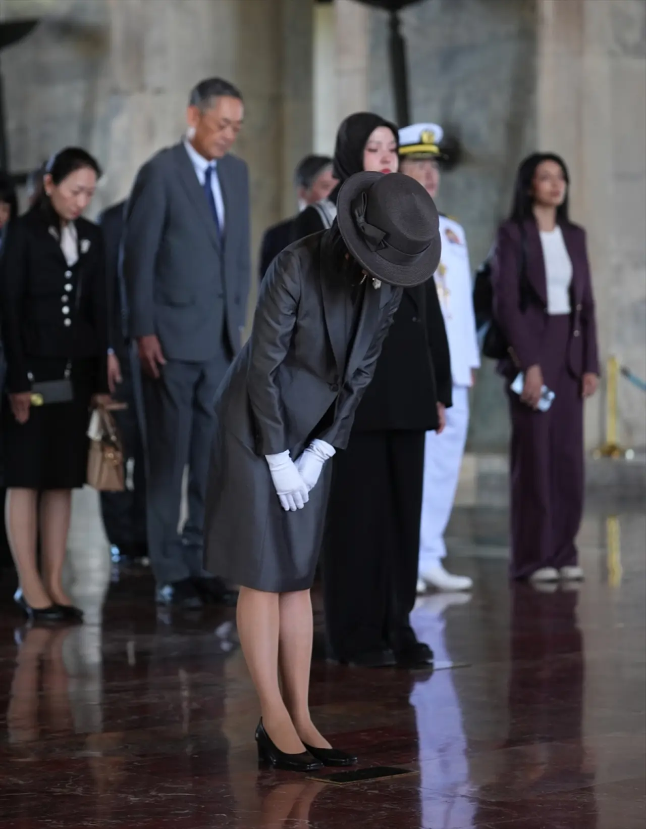 Japonya Prensesi Akiko Mikasa Anıtkabir’i ziyaret etti 19