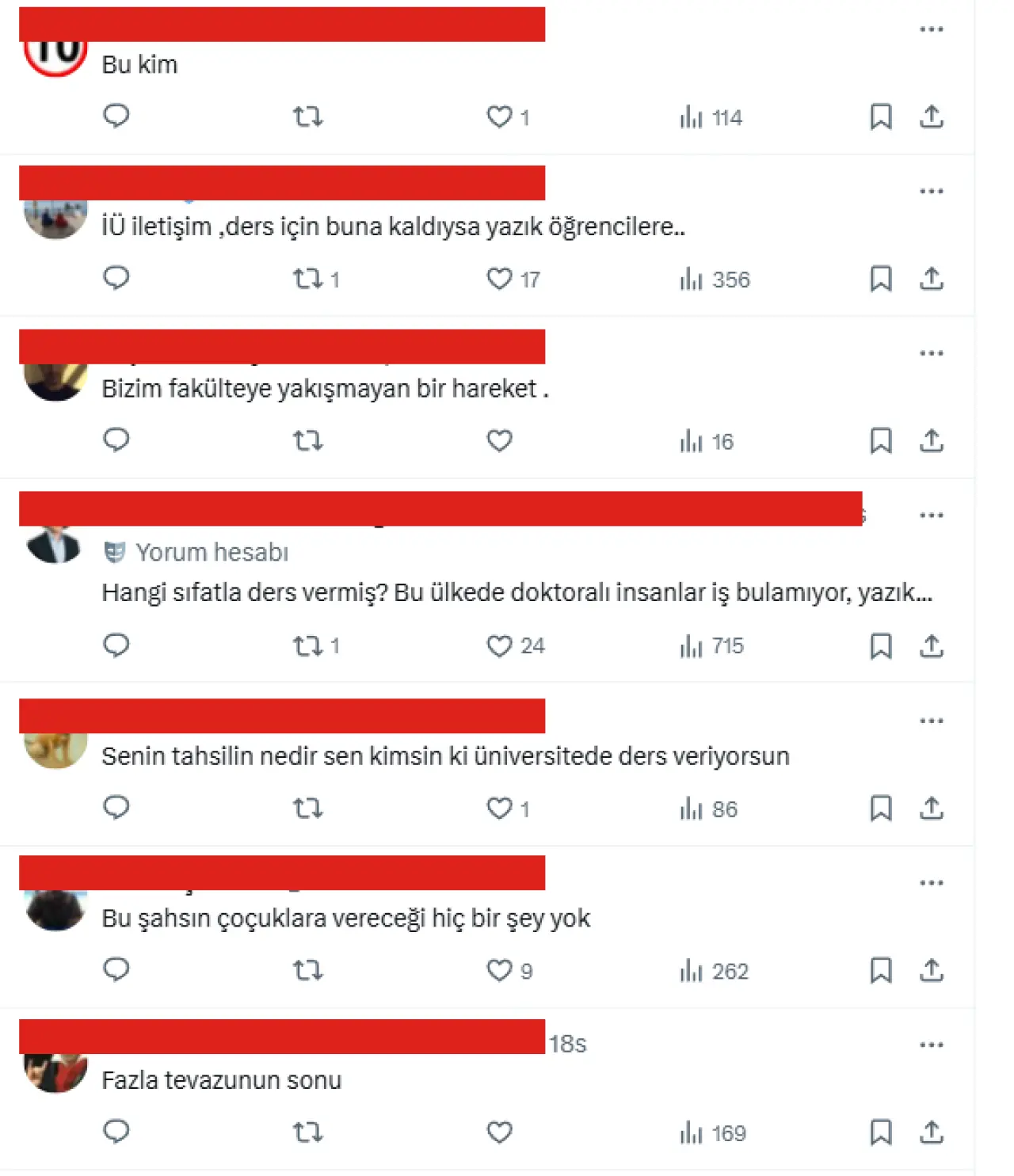 İstanbul Üniversitesi İletişim Fakültesi’nde açılış dersi veren Fulya Öztürk’e tepkiler çığ gibi: “Muhtemelen ayaklar nasıl baş olur dersini işliyor” 8