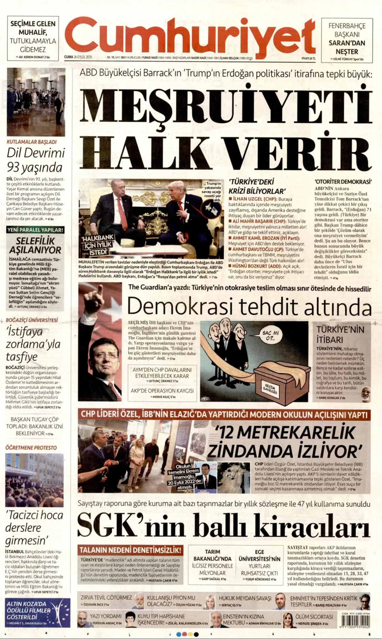 Erdoğan - Trump görüşmesi gazete manşetlerinde nasıl yer aldı? 2